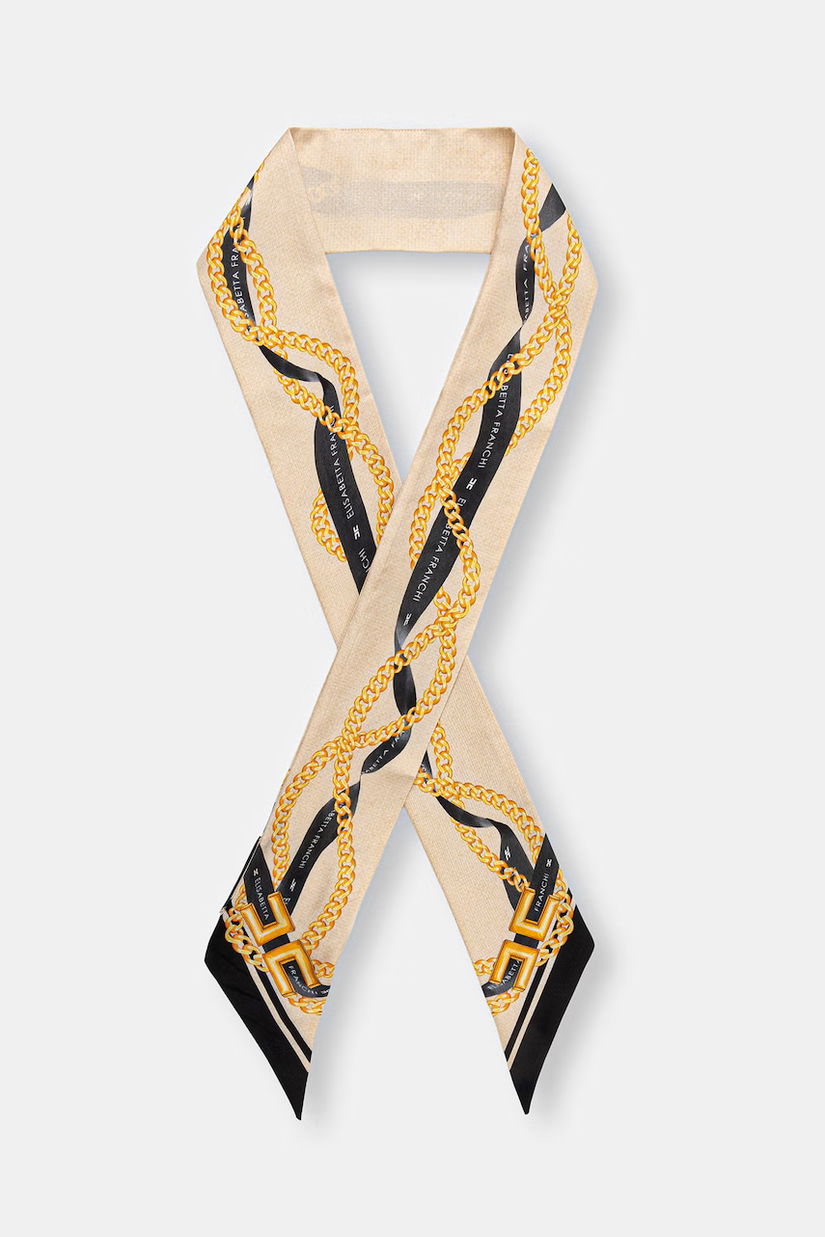 Elisabetta Franchi eșarfă de mătase