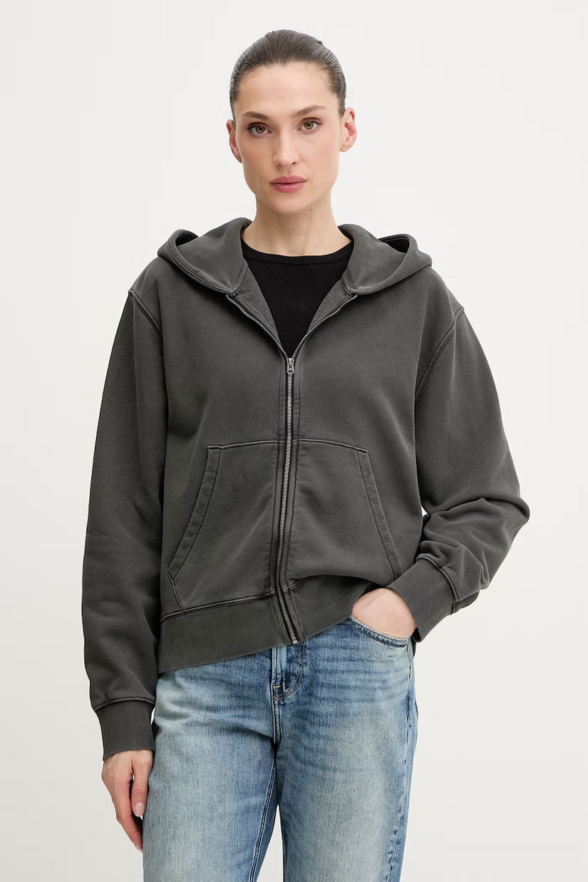 G-Star hanorac de bumbac Washed hdd zip relaxed