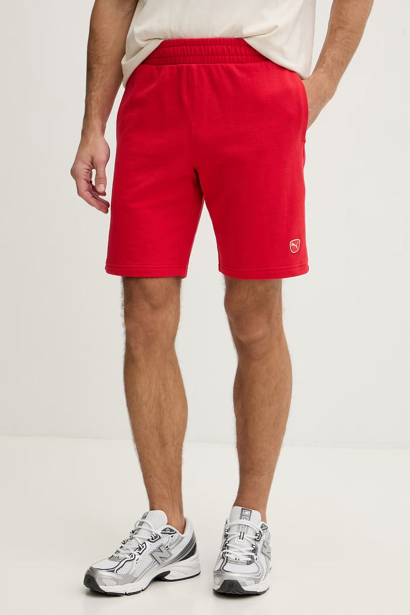 Puma pantaloni scurți din bumbac Essential Elevated