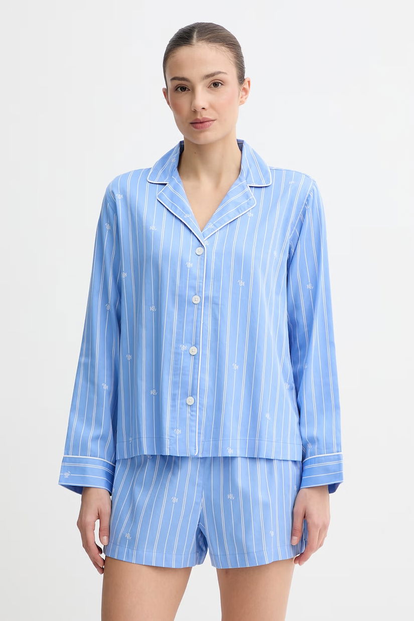 Lauren Ralph Lauren pijama din două piese de damă din bumbac