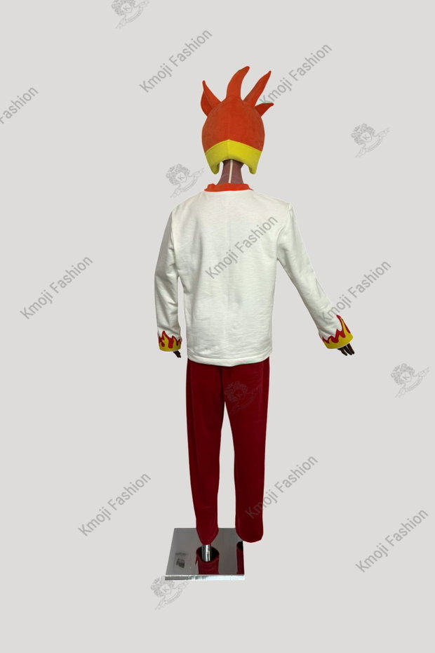Costum Roblox Flame Fire Character Adult