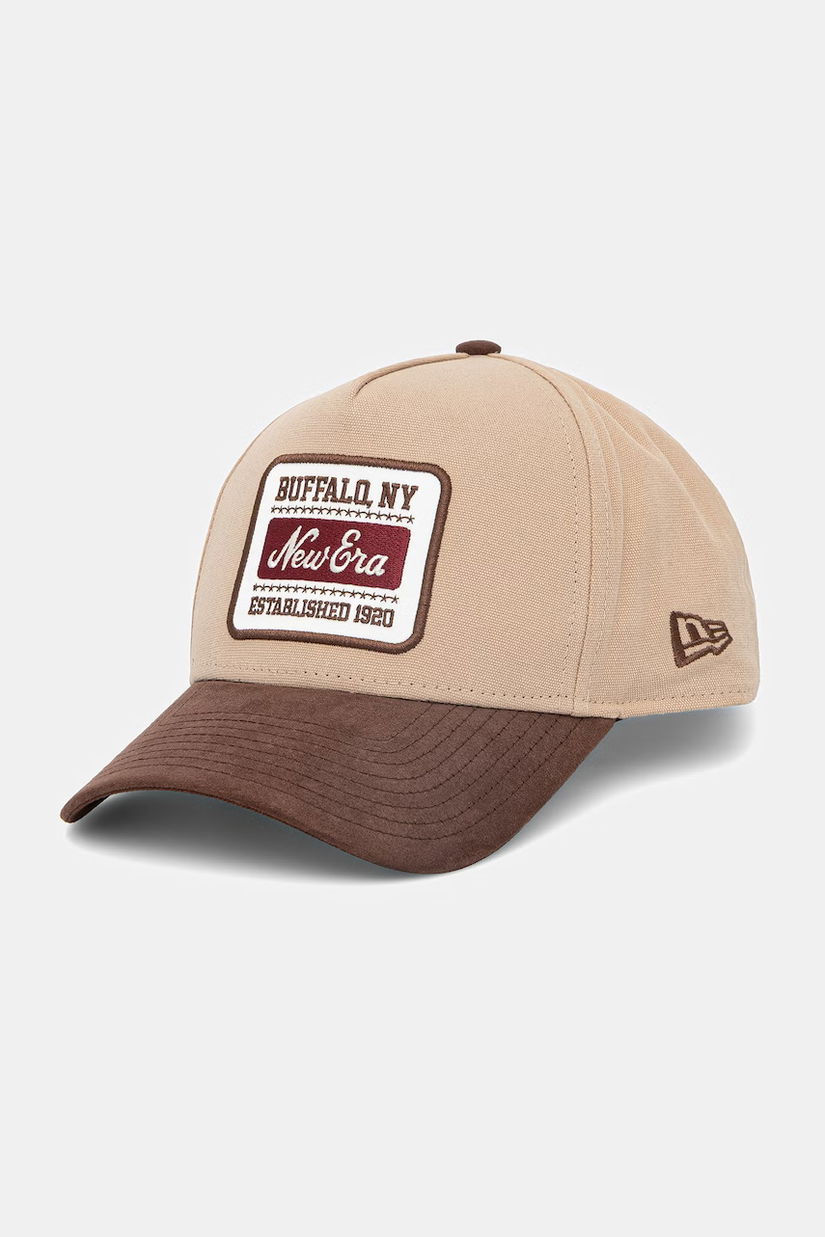 New Era șapcă PATCH SUEDE E-FRAME