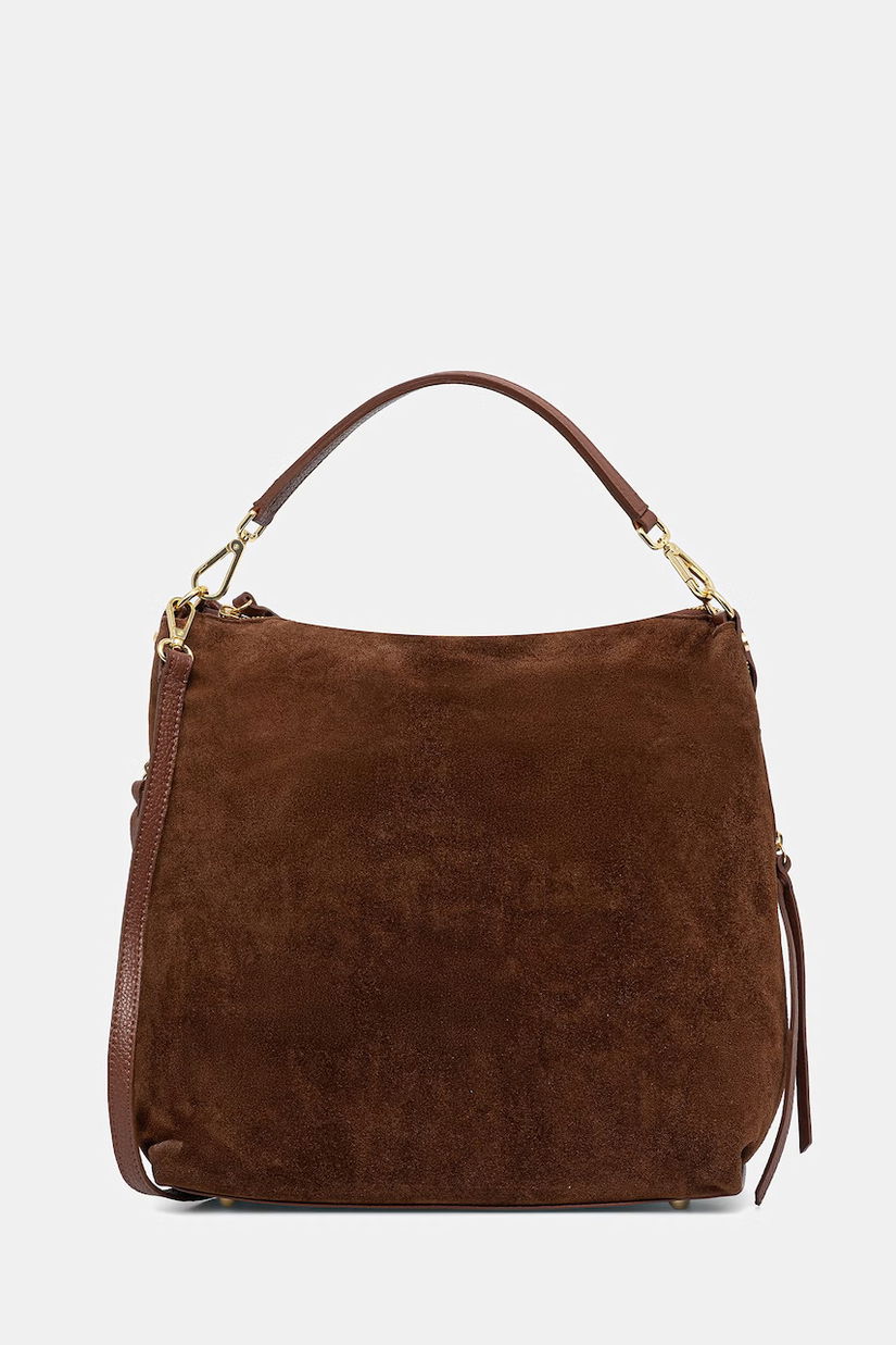 Answear.LAB geanta de mana din piele intoarsa