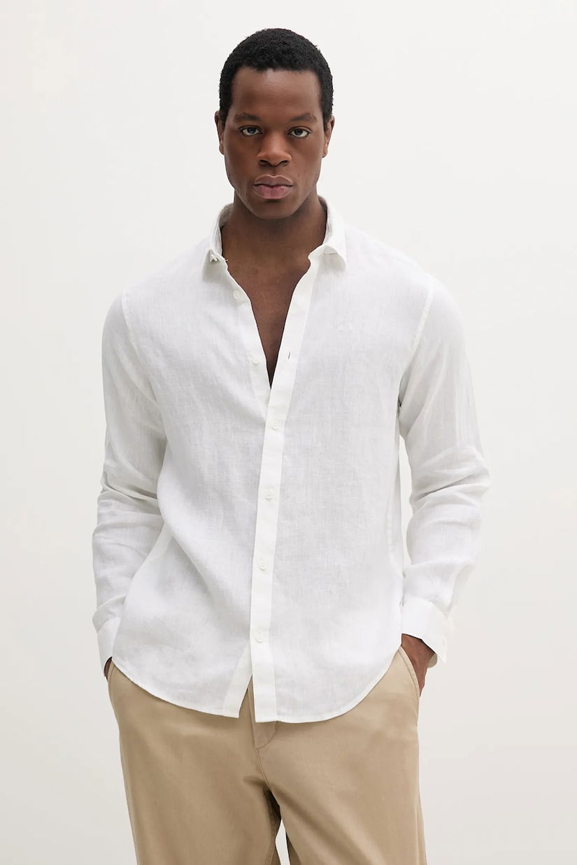 Armani Exchange cămașă de in