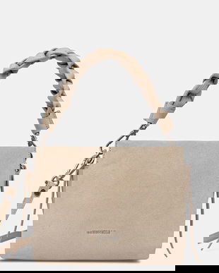 Coccinelle geantă de mână din piele întoarsă