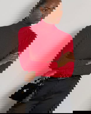 Lauren Ralph Lauren pulover din amestec de mătase