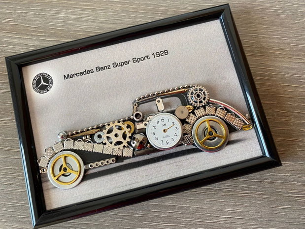 Masina model Mercedes Benz Super Sport 1928 Cod M 712・Cadouri barbati・Mix accesorii・Decoratiune punk birou