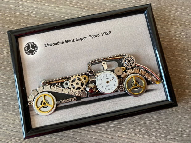 Masina model Mercedes Benz Super Sport 1928 Cod M 712・Cadouri barbati・Mix accesorii・Decoratiune punk birou