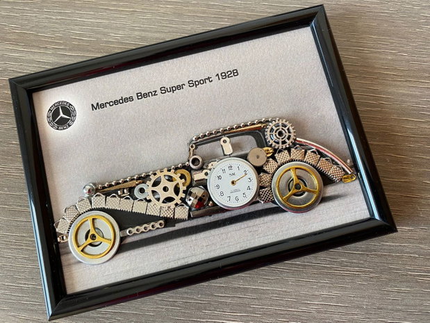 Masina model Mercedes Benz Super Sport 1928 Cod M 712・Cadouri barbati・Mix accesorii・Decoratiune punk birou