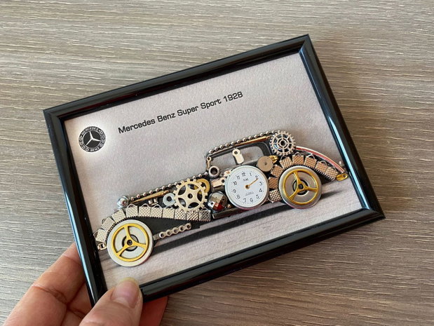 Masina model Mercedes Benz Super Sport 1928 Cod M 712・Cadouri barbati・Mix accesorii・Decoratiune punk birou
