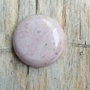 Cabochon rodonit roz prafuit, 30 mm