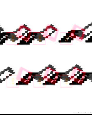 Set 6 Mărțișoare Broșă Ghiocel Roz Sidef