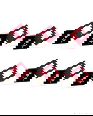 Set 6 Mărțișoare Broșă Ghiocel Alb Sidef