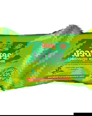 Servetele demachiante cu extract de arbore de ceai Australian x 25 buc, Beauty Formulas