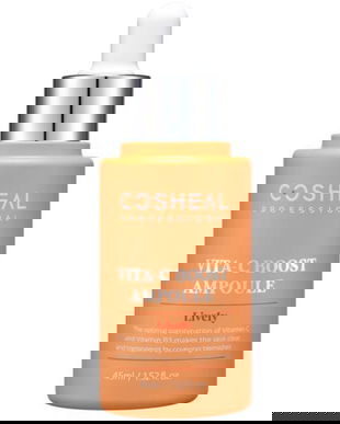 Ser Iluminator cu Vitamina C si Vitamina B3 - Cosheal Professional Vita-C Boost Ampoule Lively, 45 ml
