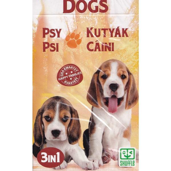 Joc de carti 3 in 1: Dogs
