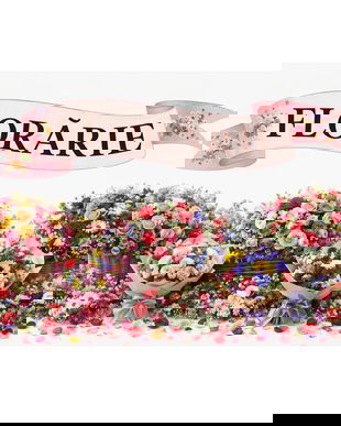 Banner Florarie PVC 440g 80&times;110 cm &ndash; banner publicitar exterior