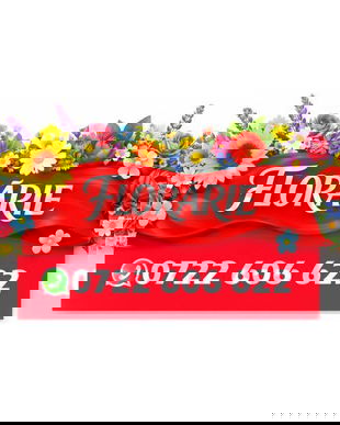 Banner Florarie PVC 110&times;200 cm &ndash; banner publicitar exterior