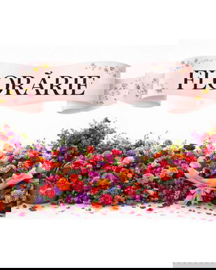 Banner Florarie PVC 440g 80&times;110 cm &ndash; banner publicitar exterior