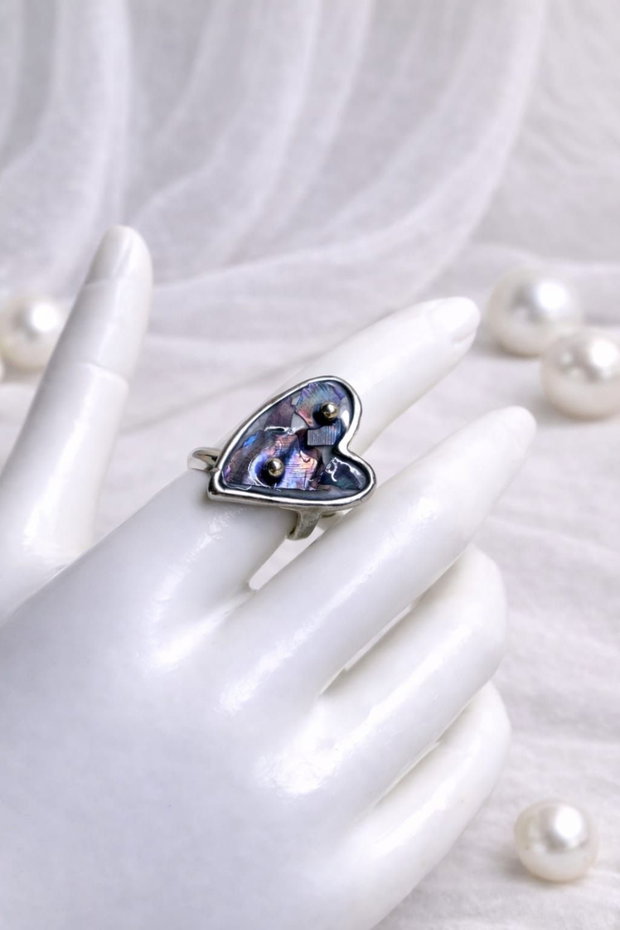 Inel Abalone (Paua) 01170