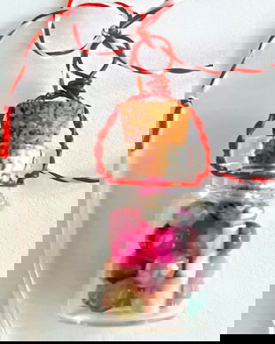 Pandantiv-Martisor, talisman,sticluta mare