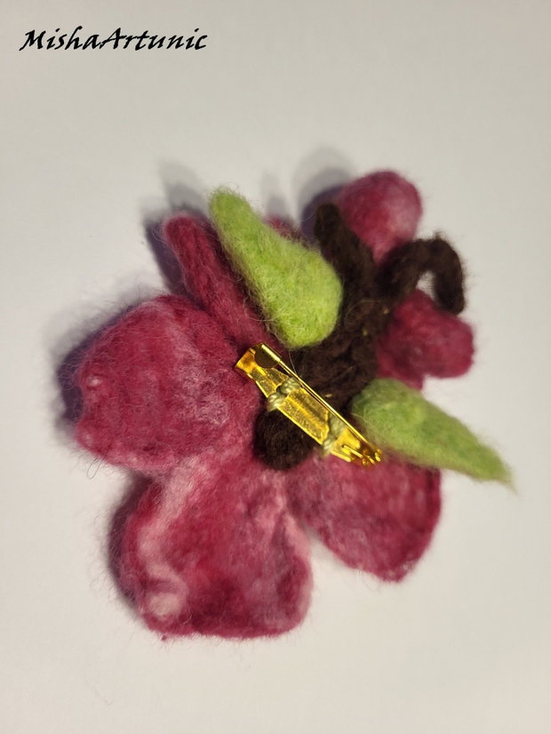 Floare cires japonez impaslita - Brosa