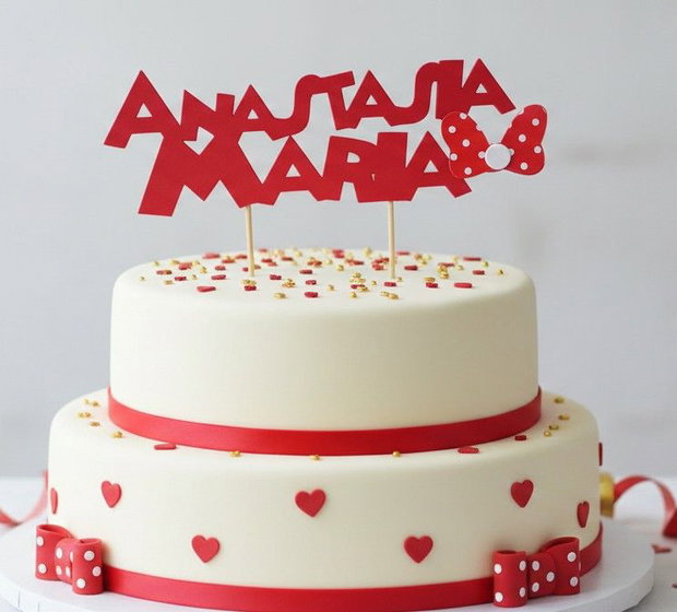Topper tort Minnie mouse