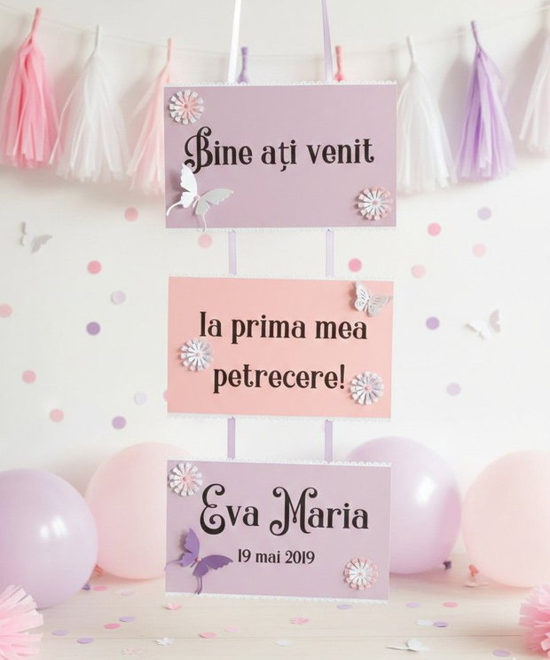 Banner Bine ați venit!  botez / aniversări