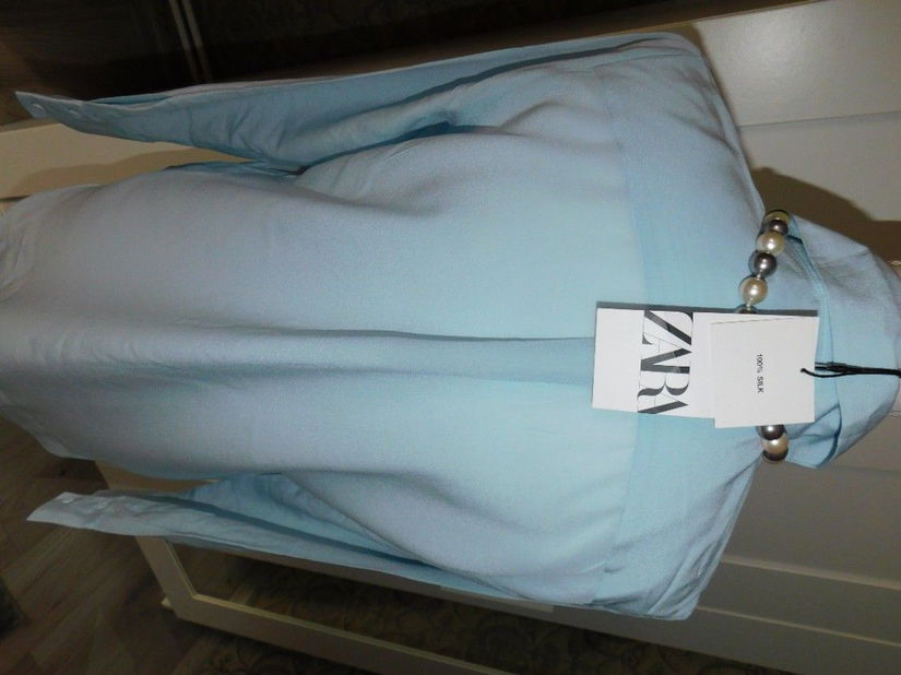 ZARA, bluza matase naturala noua , masura XS, etichete atasate