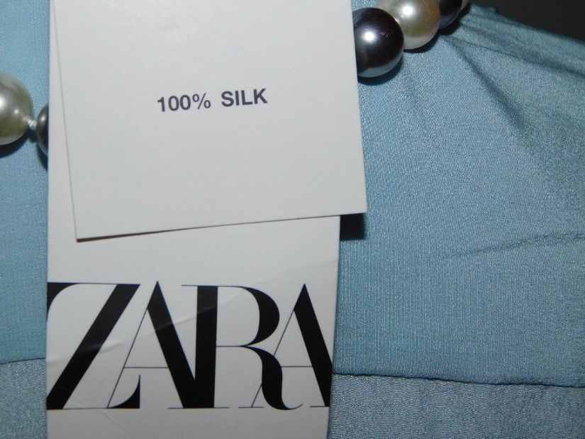 ZARA, bluza matase naturala noua , masura XS, etichete atasate