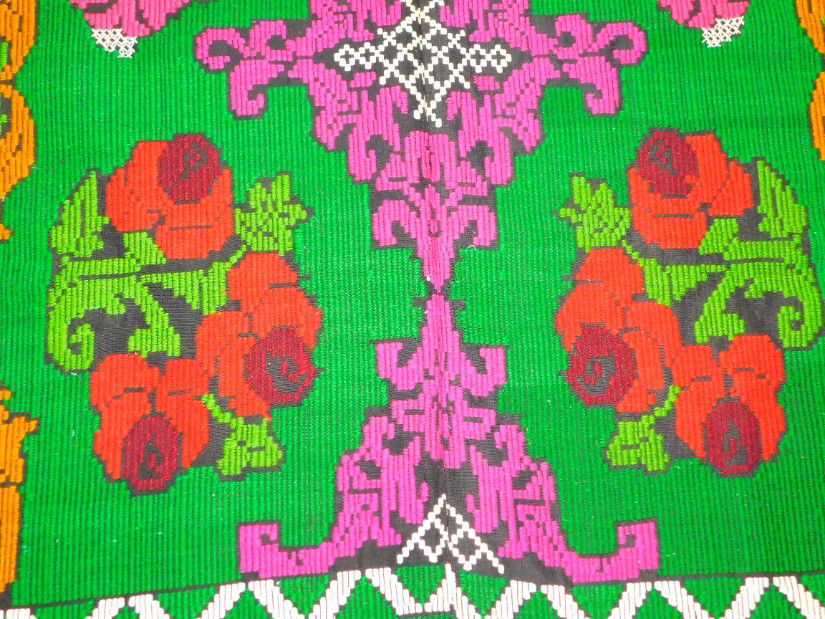 Covor original  lucrat  in totalitate manual , Transilvania,