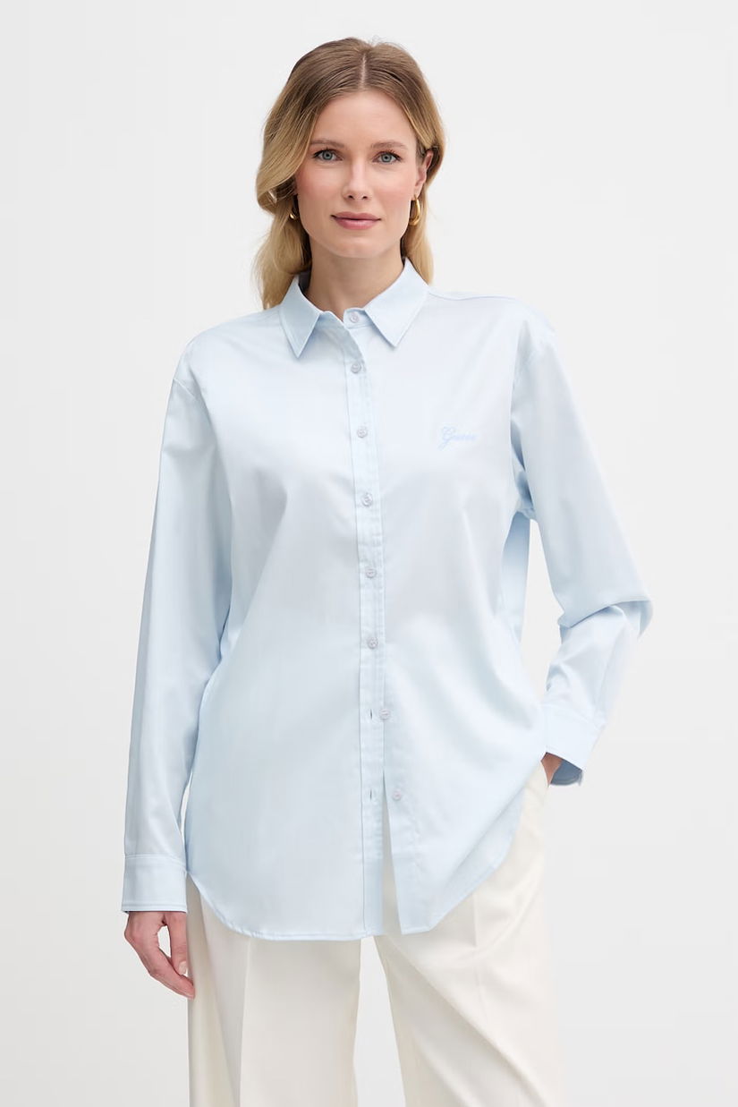 Guess cămașă de damă din bumbac