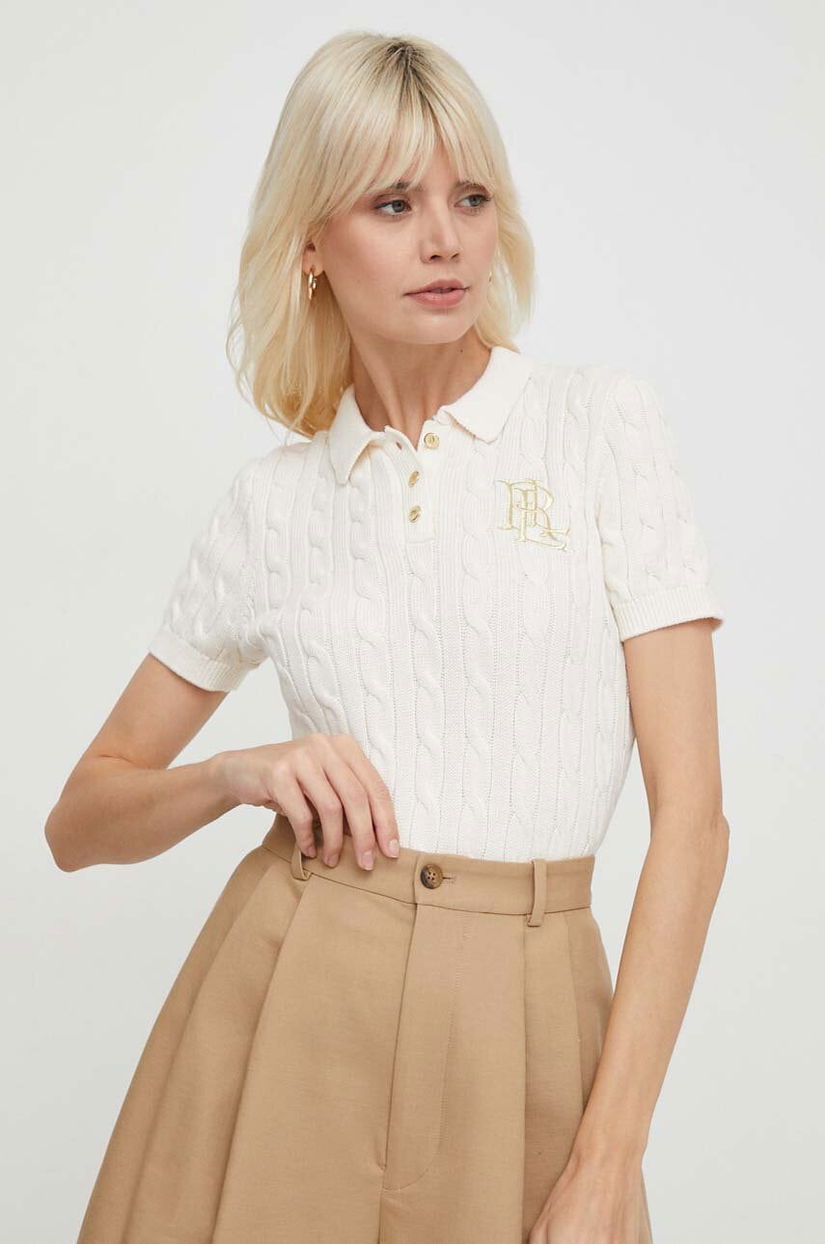 Lauren Ralph pulover de bumbac