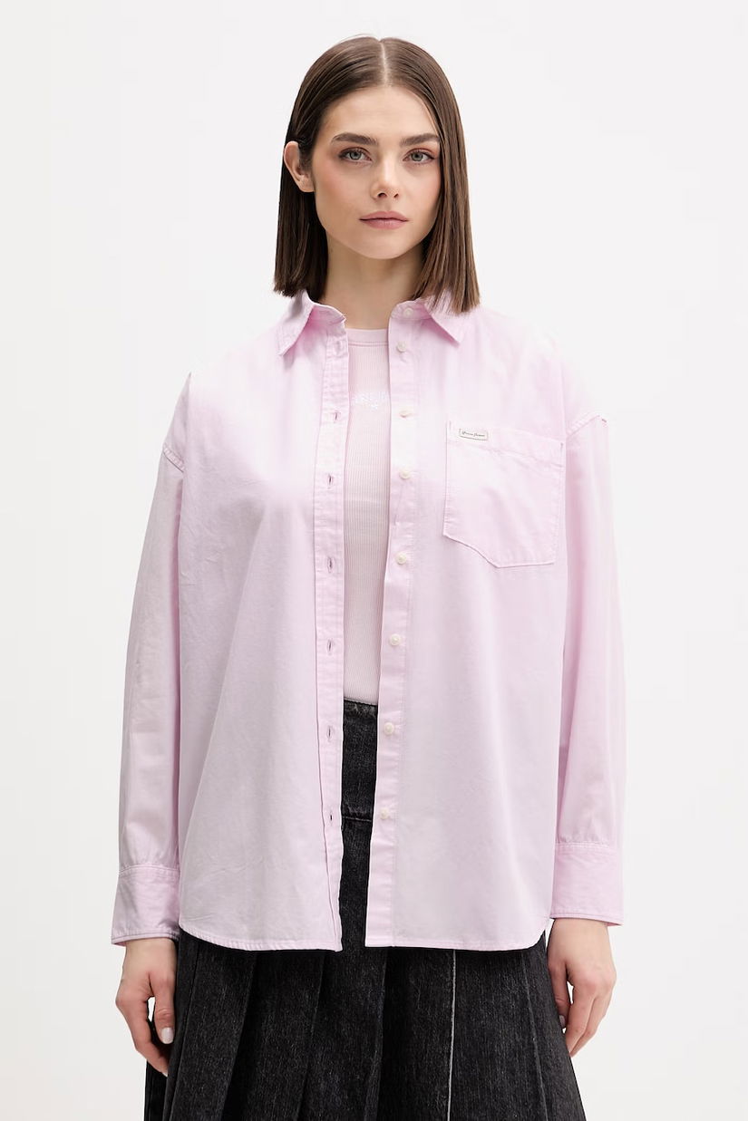 Guess Jeans cămașă din bumbac