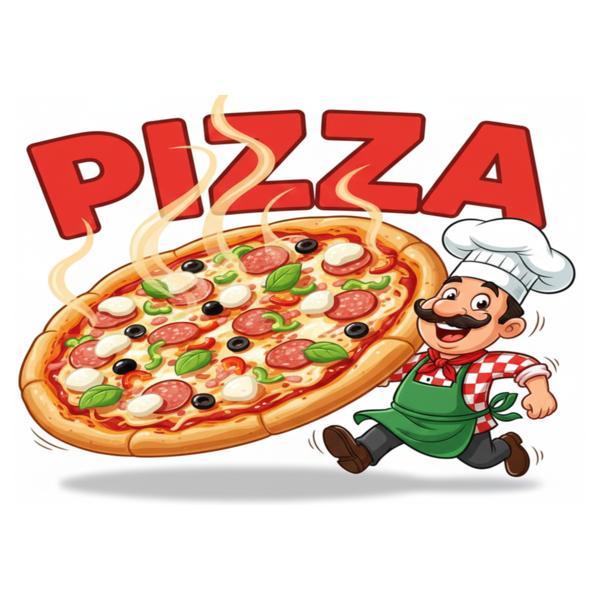 Banner Pizzerie Pvc 440g 80&times;110 cm &ndash; banner publicitar exterior