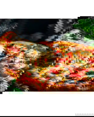 Banner Pizzerie PVC 440g 80&times;110 cm &ndash; banner publicitar exterior