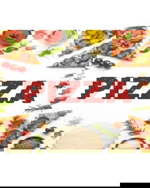 Banner Pizzerie PVC 440g 80&times;110 cm &ndash; banner publicitar exterior