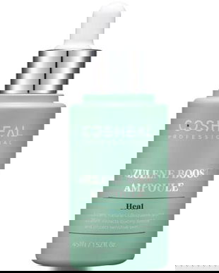 Ser Calmant pentru Pielea Sensibila, cu Guaiazulene si Extract de Plante - Cosheal Professional Azulene Boost Ampoule Heal, 45 ml