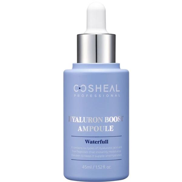 Ser Hidratant cu 6 Tipuri de Acid Hialuronic si 5 Tipuri de Peptide - Cosheal Professional Hyaluron Boost Waterfull, 45 ml