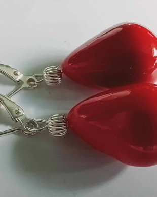 Red - Perle Swarovski & Ag925