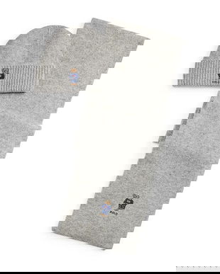 Polo Ralph Lauren pălărie și eșarfă din lână