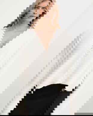 Armani Exchange cardigan din bumbac