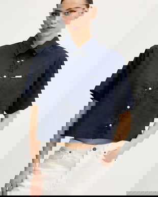 Guess Jeans cămașă din bumbac