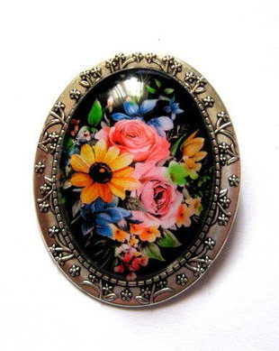 brose sticla cu flori 51639