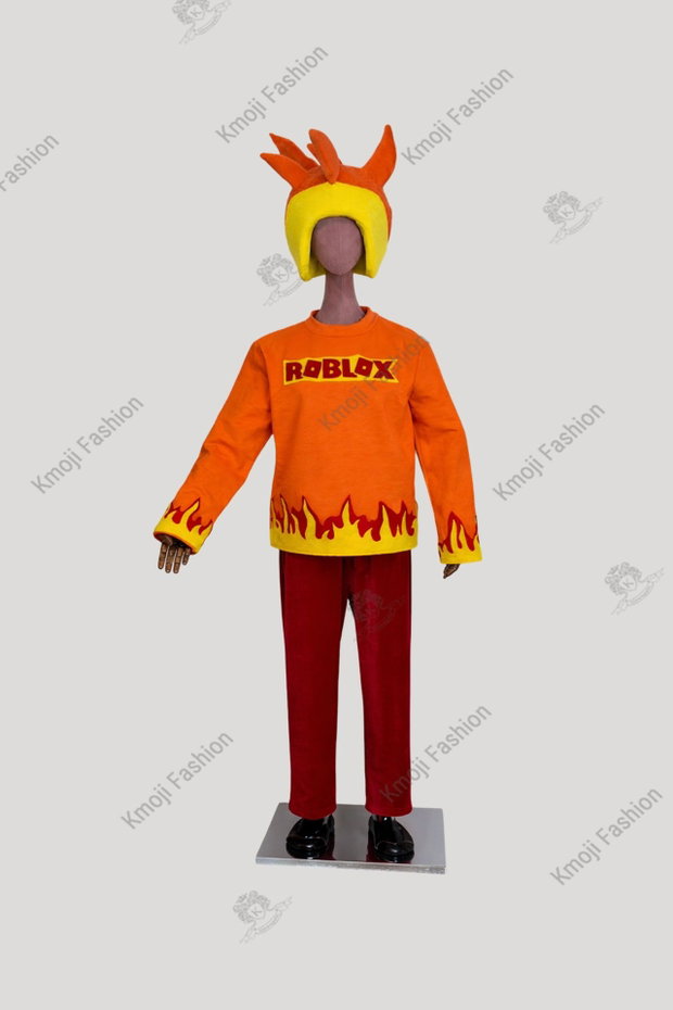 Mascotă Roblox Flame Fire Adult