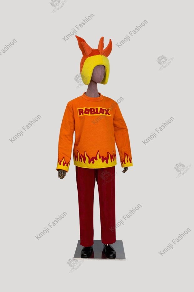 Mascotă Roblox Flame Fire Adult