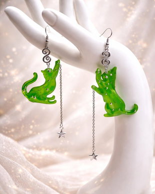 cercei asimetrici -pisici 01862