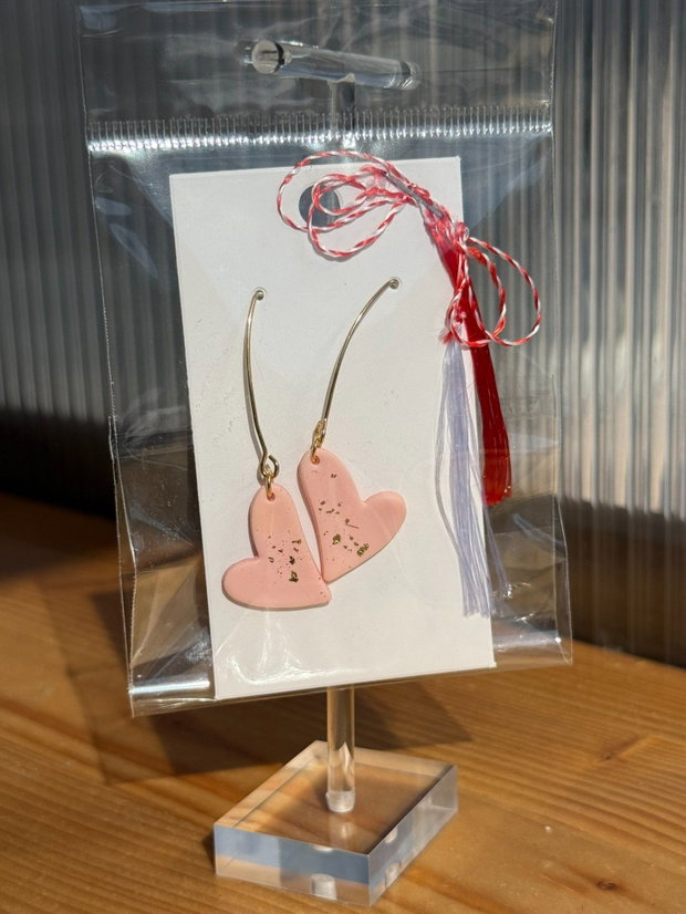 Cercei handmade inimioare