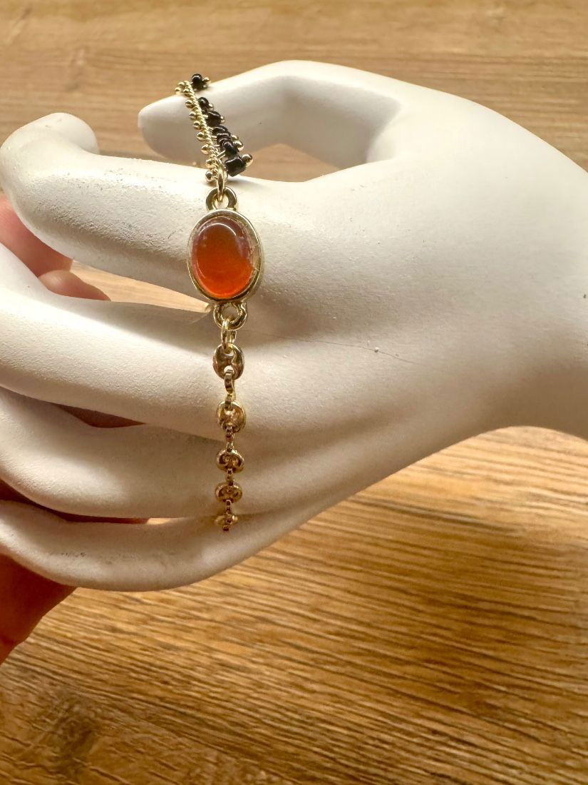 Brațara Massimo Dutti cornalina mărime 01