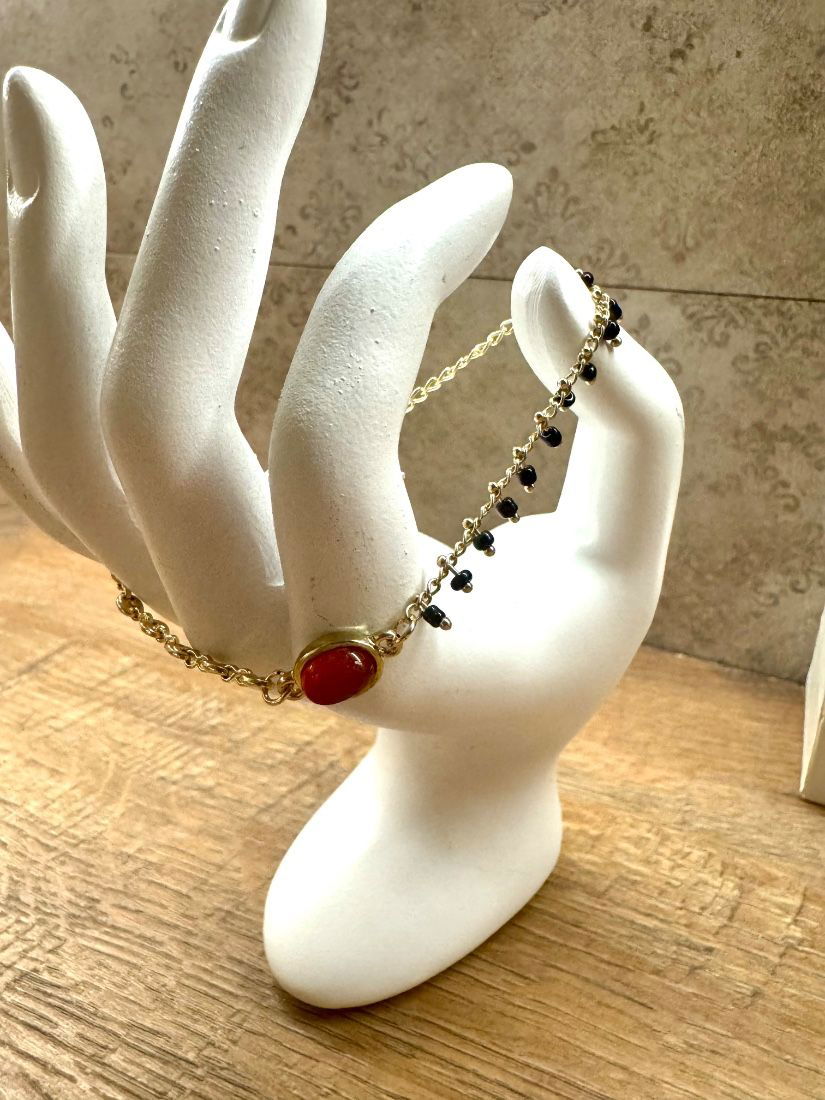 Brațara Massimo Dutti cornalina mărime 01